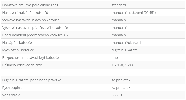 Miniprof Dimensions Formátka Titan 3200 – Miniprof MYNAŘ – TRADE s.r.o.
